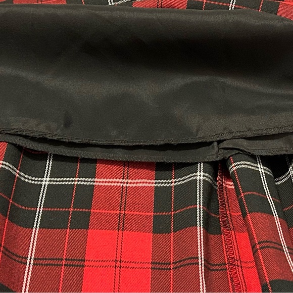 Aqua Plaid Spaghetti Strap Dress - Size Small - Picture 6 of 9